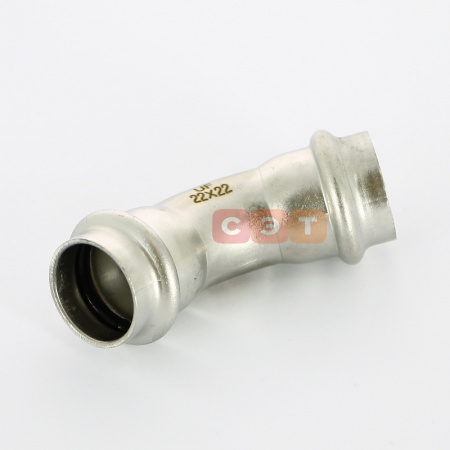 Угол 90° с НР пресс нержавеющий  22 х   1/2"  UniFitt